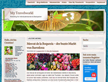 Tablet Screenshot of my-travelworld.de